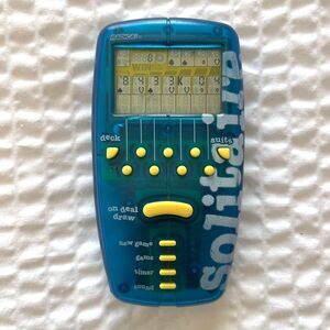 Vintage Radica Pocket Solitaire Electronic Handheld Card Game Portable